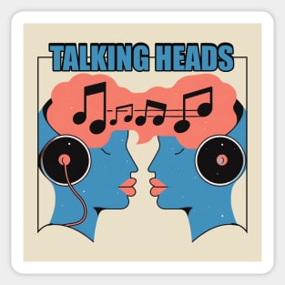 Talking Heads Vintage design Sticker